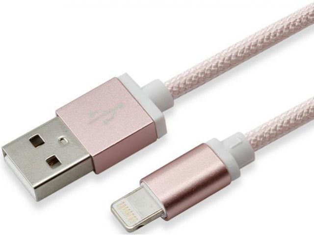 Kabel SBOX USB (m) na Lightning (m), 1.5m, zlatno rozi