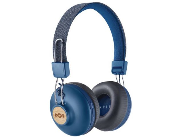 Bluetooth slušalice HOUSE OF MARLEY Positive Vibration, on-ear, plave