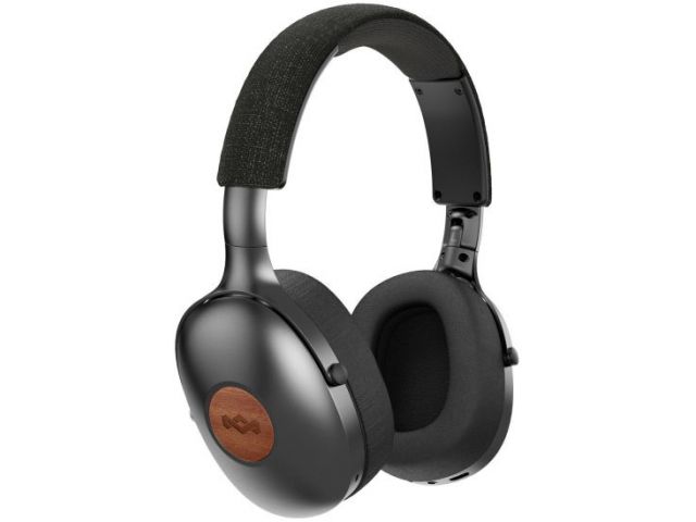 Bluetooth slušalice HOUSE OF MARLEY Positive Vibration XL, over-ear, drvo, crne