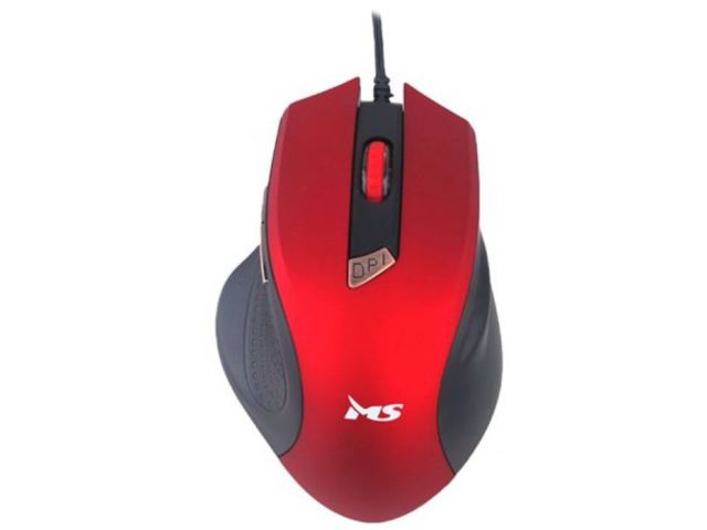 Miš MS FOCUS C116, žičani, crveni