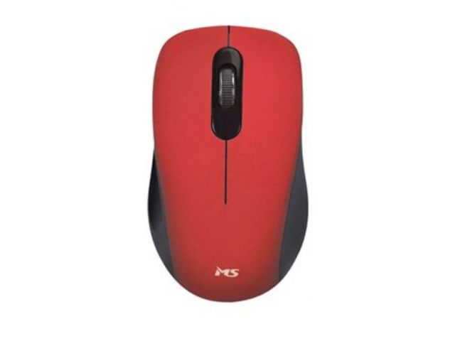 Miš MS FOCUS M122, bežični, crveni