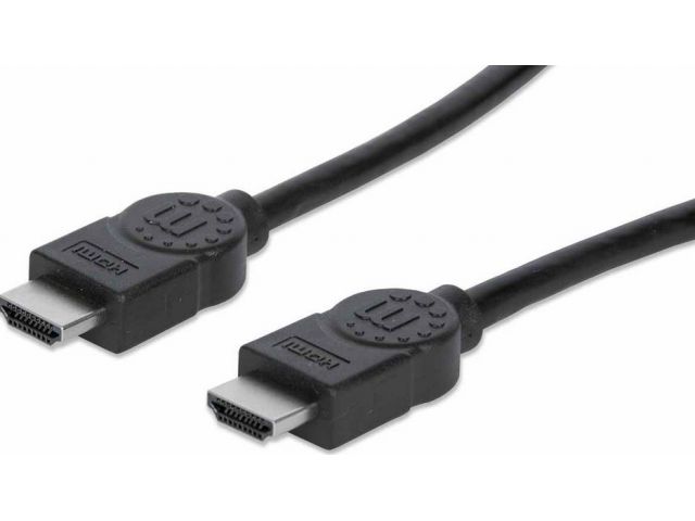 Video kabel MANHATTAN HDMI(m) na HDMI(m) v1.4, 5.0m, s Ethernetom, 4K, crni