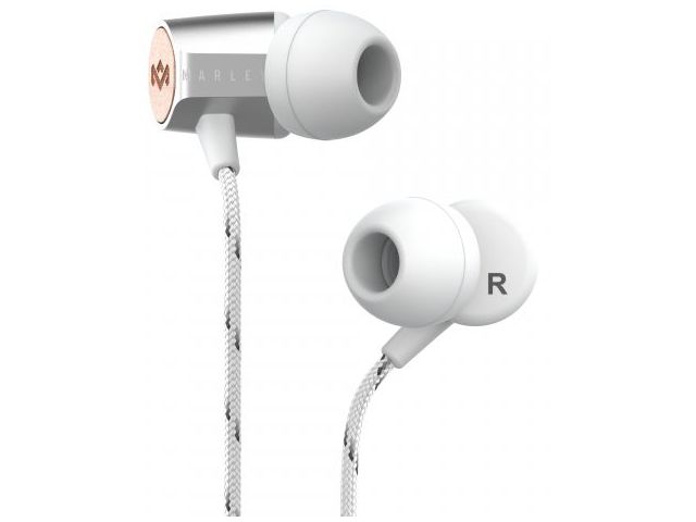 Bluetooth slušalice HOUSE OF MARLEY Uplift 2.0, In-ear, bežične, drvo, srebrne