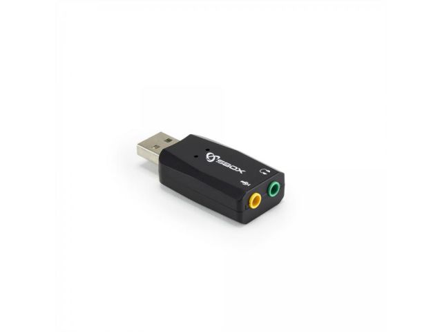 Adapter SBOX USB (m) na 2x3.5mm (ž), za mikrofon i slušalice