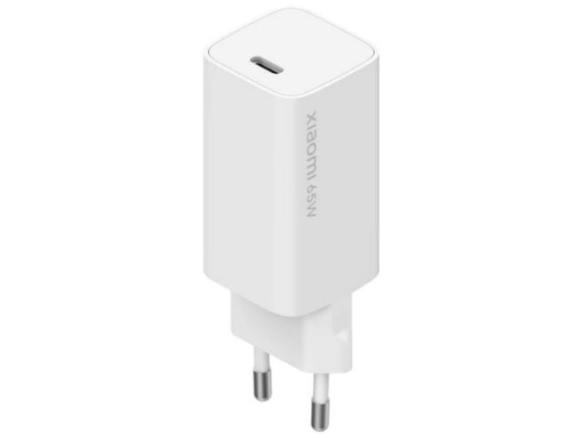 Punjač kućni XIAOMI, Mi 65W, Fast Charge with GaN Tech, Type-C, bijeli