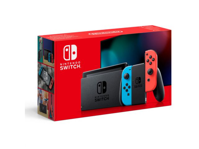 Igraća konzola NINTENDO SWITCH, crveni i plavi Joy-Con