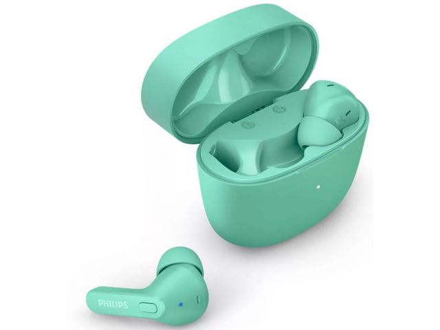 Bluetooth slušalice PHILIPS TAT2206GR/00, TWS, BT 5.0, do 18h reprodukcije, IPX4, slim, zelene
