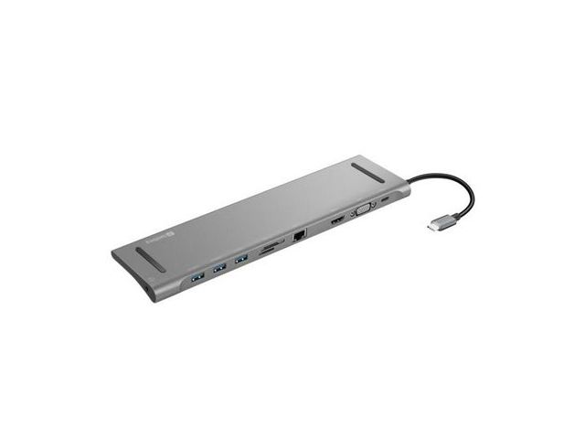 Docking stanica SANDBERG, USB-C, 10u1