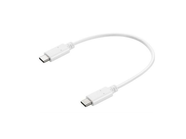 Kabel SANDBERG USB-C (m) na USB-C (m), 0.2m, bijeli