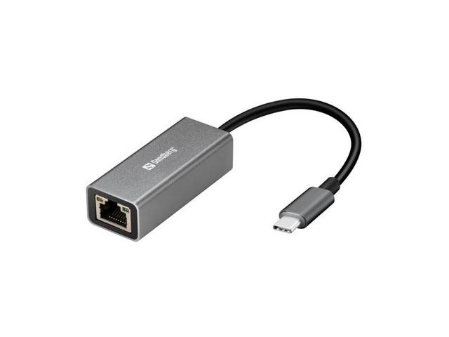 Mrežni adapter SANDBERG, USB-C -> Gigabit Ethernet