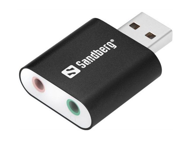 Audio adapter SANDBERG, USB3.0 (m) na 2x 3.5mm (ž), za mikrofon i slušalice