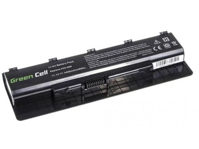 Baterija za laptop GREEN CELL (AS41) baterija 4400 mAh,10.8V (11.1V) A32-N56 za Asus G56 N46 N56 N56DP N56V N56VM N56VZ N76