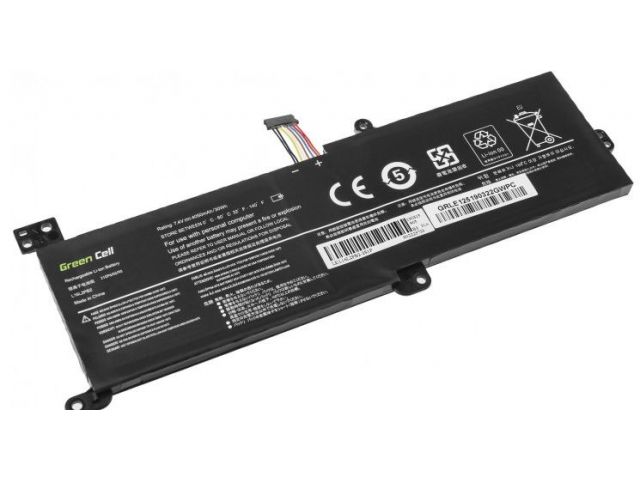 Baterija za laptop GREEN CELL (LE125) baterija 3500 mAh, 7.4 V za  Lenovo IdeaPad 320-14IKB 320-15ABR 320-15AST 320-15IAP 320-15IKB 320-15ISK 330-15IKB 520-15IKB
