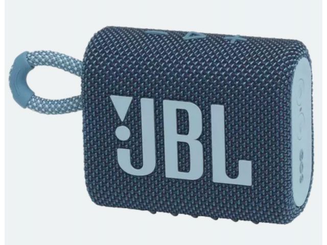 Bluetooth zvučnik JBL Go 3, BT5.1, prijenosni, vodootporan IP67, plavi
