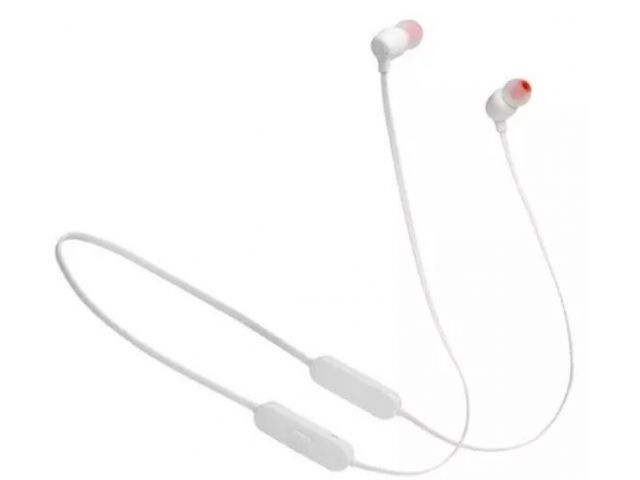 Bluetooth slušalice JBL Tune 125BT, BT5.0, In-ear, mikrofon, do 16h baterije, bijele (JBL125BTWHT)