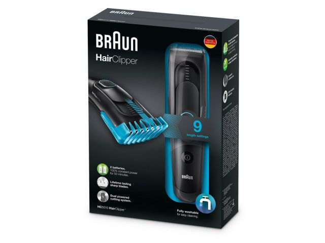 Aparat za šišanje BRAUN HC 5010, 9 duljina
