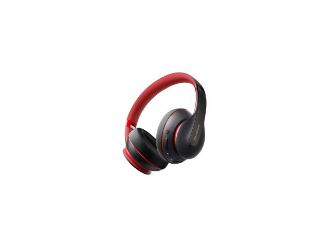 Slušalice + mikrofon ANKER Soundcore Life Q10, naglavne, bežične, BT5.0, Aux-in, Hi-Res certified, 60 sati autonomije, crno/crvene
