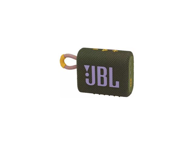 Bluetooth zvučnik JBL Go 3, BT5.1, prijenosni, vodootporan IP67, zeleni