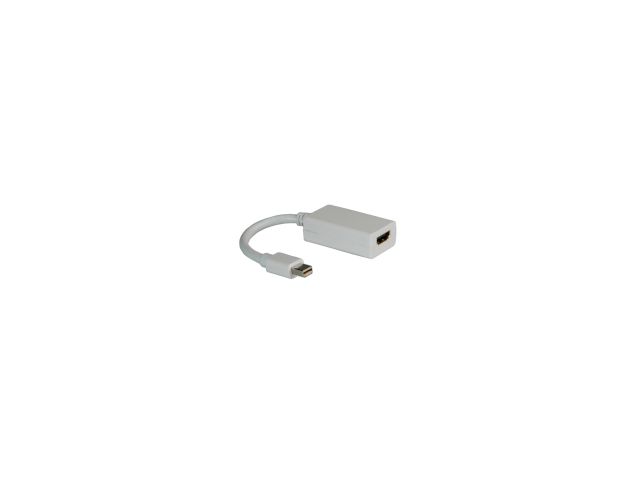 Video adapter ROLINE Mini DisplayPort Mini DP(m) na HDMI(ž) v1.2, 0.10m, bijeli