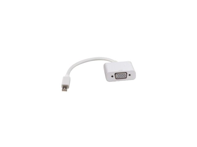 Video adapter ROLINE Mini DisplayPort Mini DP(m) na VGA(ž) v1.2, 0.10m, bijeli