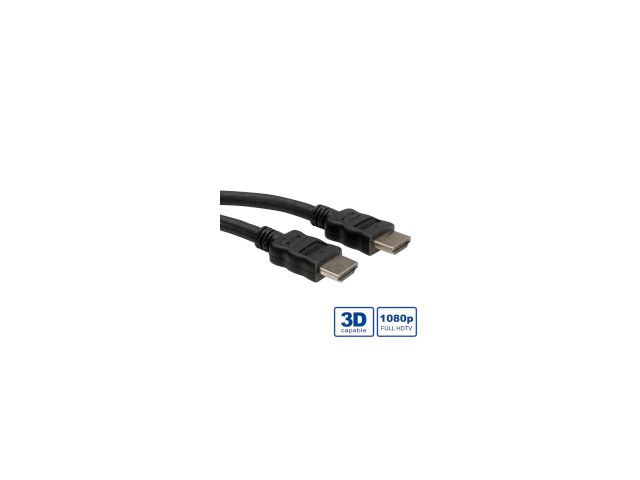 Video kabel ROLINE HDMI kabel sa mrežom, HDMI M - HDMI M, 15m