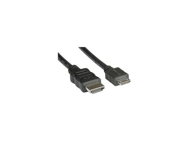 Video kabel ROLINE HDMI kabel sa mrežom, TIP A (M) - TIP C (M) (mini), 2.0m