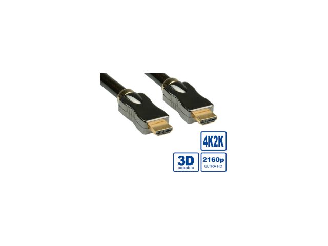 Video kabel ROLINE HDMI Ultra HD kabel sa mrežom, M/M, 5.0m