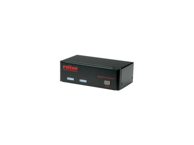 Preklopnik ROLINE KVM 1 korisnik - 2 računala, DisplayPort, USB Hub 