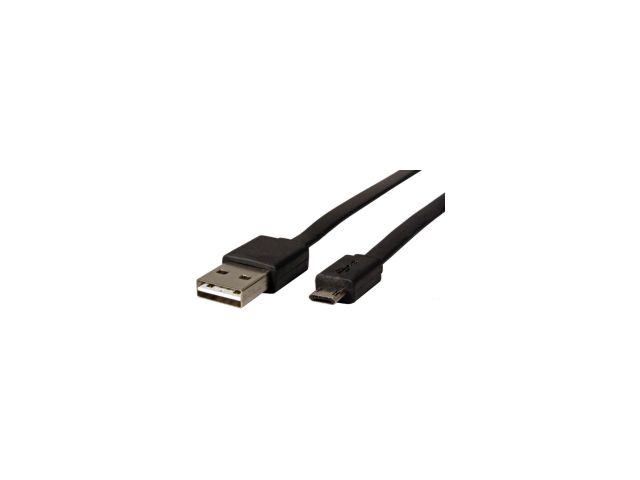 Kabel ROLINE USB2.0 kabel TIP A(M) na Micro B(M), obostran, 1.0m, crni