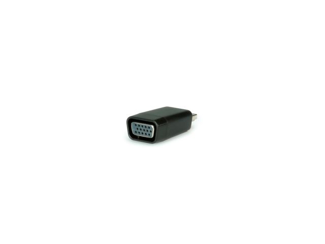 Video adapter ROLINE VALUE adapter HDMI(m) na VGA(ž), crni