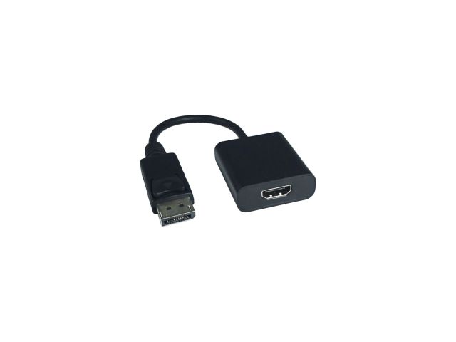 Adapter ROLINE VALUE adapter/kabel DisplayPort - HDMI, M/F, v1.4, HDR 10, 4K60, 0.15m