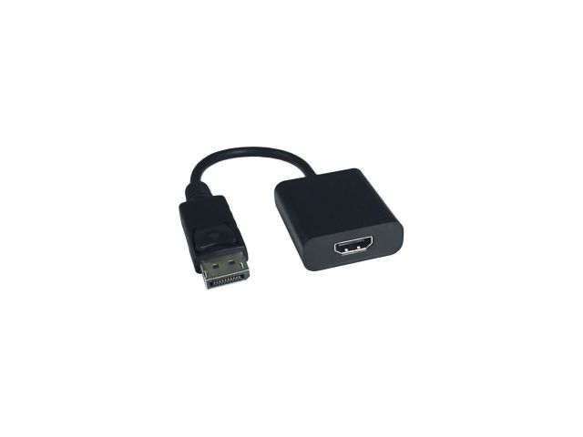Video adapter ROLINE VALUE adapter/kabel DisplayPort - HDMI, M/F, v1.4, HDR 10, 4K60, 0.15m