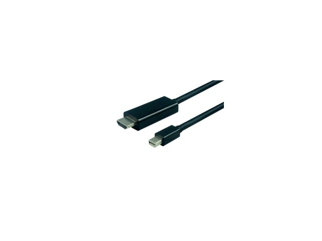 Video kabel ROLINE VALUE Mini DisplayPort kabel v1.2, Mini DP - UHDTV, M/M, 1.0m, crni