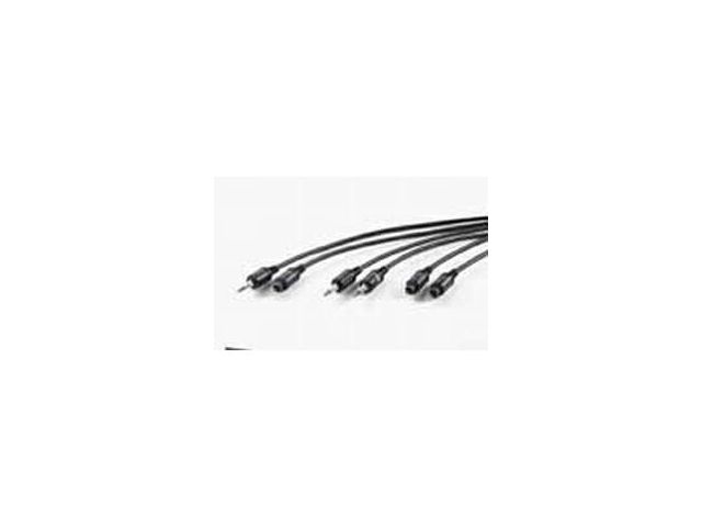 Audio kabel ROLINE VALUE Toslink(m) na Toslink(m), 2m, crni