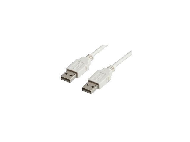 Kabel ROLINE VALUE USB-A(m) 2.0 na USB-A(m) 2.0, 0.8m, bijeli