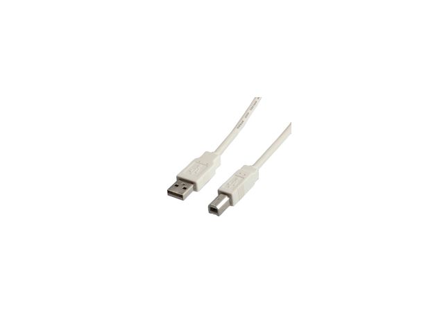 Kabel ROLINE VALUE USB2.0 kabel TIP A-B M/M, 1.8m, bijeli