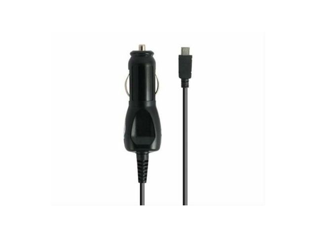 Auto punjač KSIX, Micro USB, 1A, crni