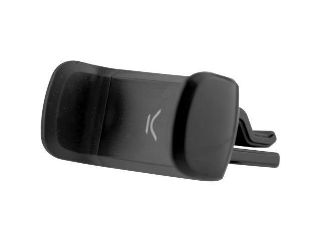 Auto držač KSIX, univerzalni, mini, za smartphone, ventilacija, crni