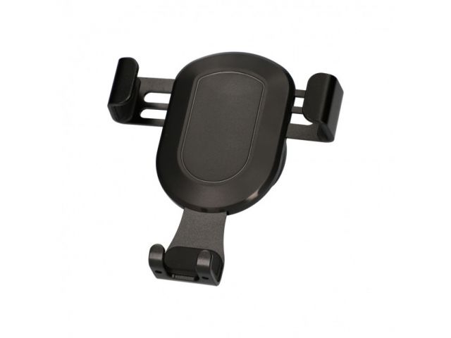 Auto držač KSIX, univerzalni, za smartphone, ventilacija, 360* rotacija, crni