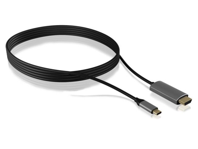 Adapter ICY BOX IB-CB020-C, USB-C na HDMI, 1,8 m,4K@60 Hz