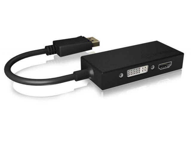 Adapter ICY BOX IB-AC1031, DisplayPort (m) na HDMI (ž), DVI-D (ž), VGA (ž)
