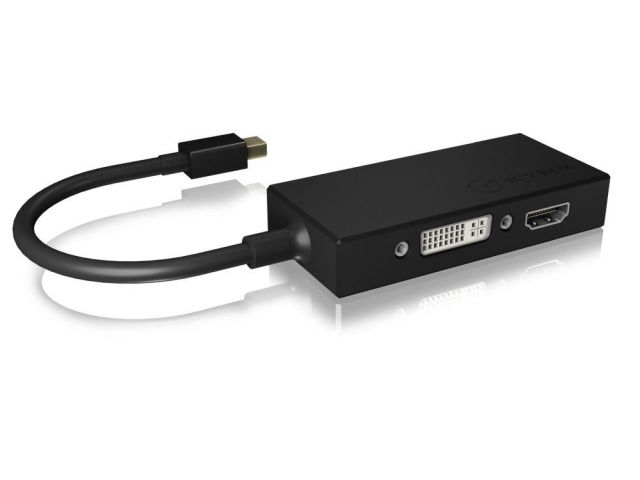 Adapter ICY BOX IB-AC1032, miniDP (m) na DVI (ž), HDMI (ž), VGA (ž)