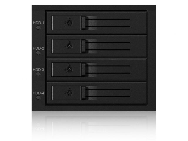 Ladica za HDD/SSD ICY BOX IB-564SSK, za ugradnju 4x SATA 3.5