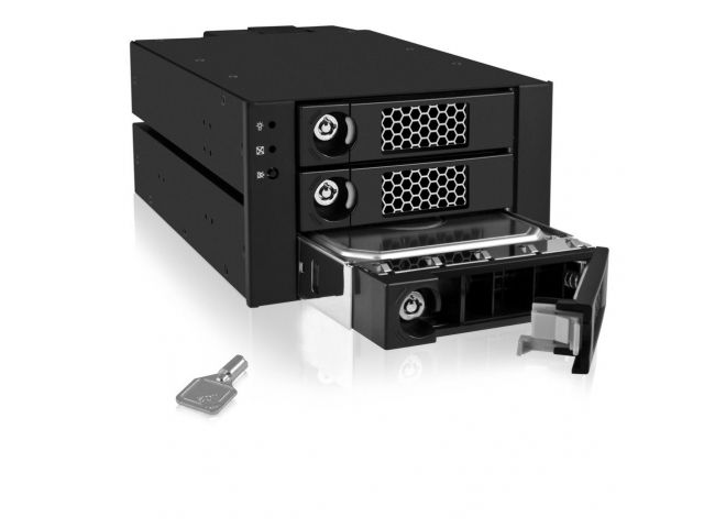 Ladica za HDD/SSD ICY BOX IB-553SSK, za ugradnju 3x SATA 3.5