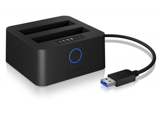 Docking stanica ICY BOX IB-2502CL-U3, 2x 2.5