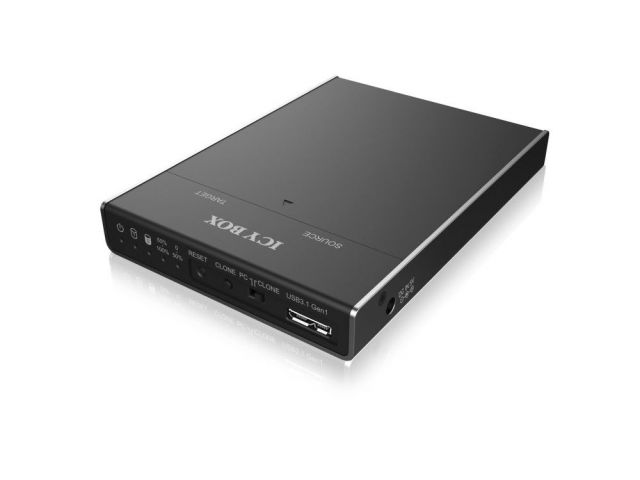 Docking stanica ICY BOX IB-2812CL-U3, 2x M.2 SATA SSD, USB 3.0, kloniranje