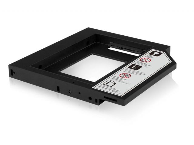 Ladica za HDD/SSD ICY BOX IB-AC640, za ugradnju u DVD bay, 9.5mm