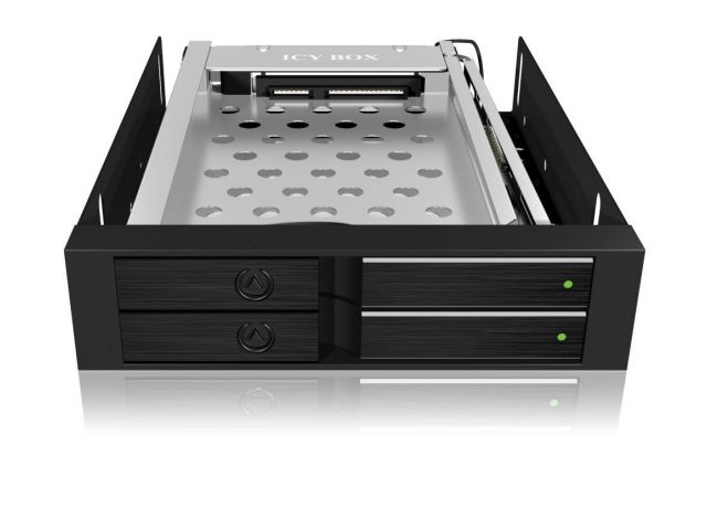 Ladica za HDD/SSD disk ICY BOX IB-2227StS, za ugradnju 2x SATA 2.5