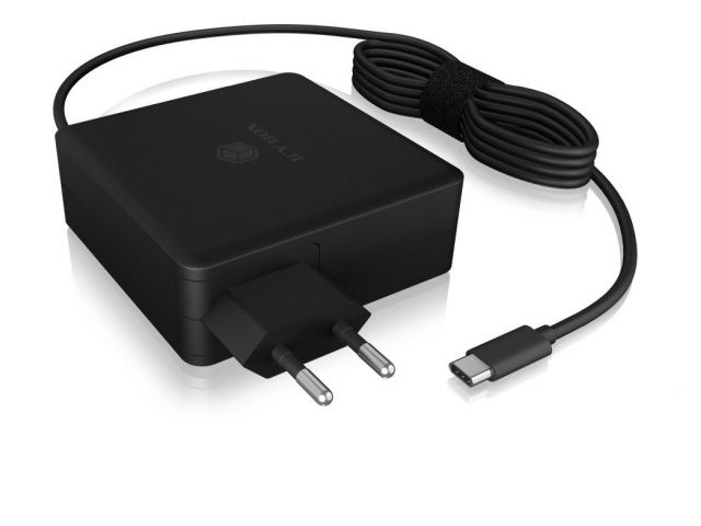 Zidni punjač ICY BOX IB-PS101-PD, 90W, USB-C