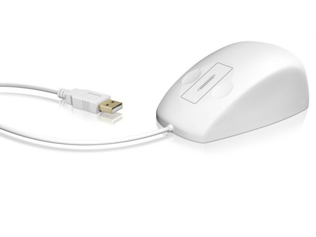 Miš KEYSONIC KSM-5030M-W, žični, USB, vodootporan IP68, bijeli
